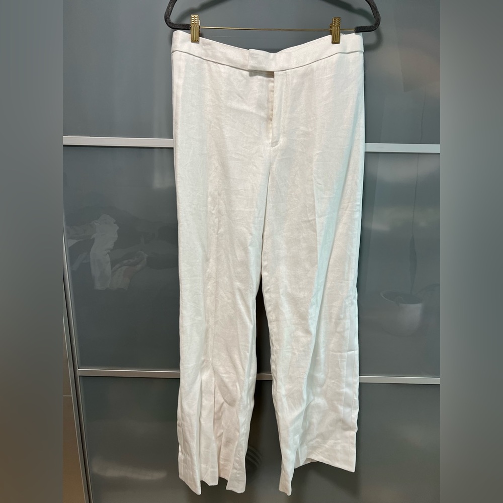 Banana Republic White Wide Leg Pants